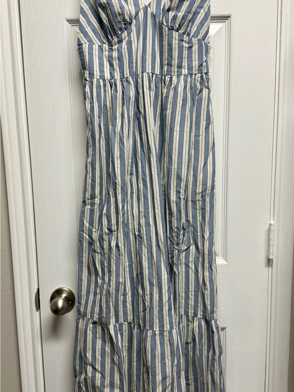 Universal Thread Blue and White Striped Sundress